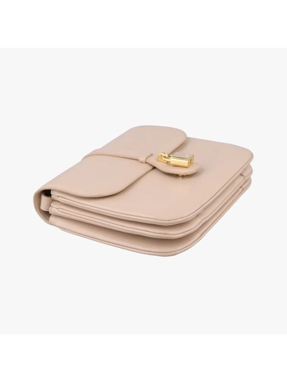 Celine Taboo Medium Beige Leather Shoulder Bag